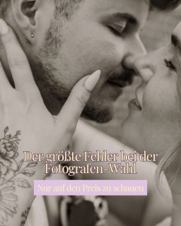 Du vergleichst gerade Angebote von Hochzeitsfotografen? Und machst es am Preis fest?

Total verständlich. Aber da ist etwas das viel mehr zählt. Etwas das dir kein Paket-Vergleich zeigt. 🤍

Denn eure Hochzeit dauert einen Tag. Die Bilder bleiben ein Leben lang.

Es sind diese Fotos die ihr in 30 Jahren aus der Schublade holt. Die eure Kinder anschauen. Die euch zurückbringen an den Tag an dem alles begann – das Zittern in der Stimme, das erste Ja, die Tränen die niemand kommen sah.

Bilder sind das Einzige was von diesem Tag bleibt wenn das Kleid im Schrank hängt und die Blumen längst verblüht sind. Sie sind eure Erinnerungen für die Ewigkeit. 

Neulich hat mir ein Paar geschrieben. Sie hatten andere angefragt – aber ich war ihnen einfach am sympathischsten. Den anderen haben sie abgesagt. Schon vor dem Kennenlernen.

Genau das ist der Punkt. Die meisten Paare stehen zum ersten Mal so vor der Kamera. Kein Model, kein Profi. Sondern einfach ihr. Und dann zählt nur eines: wem ihr vertraut.

Mein wichtigster Tipp: Wähl nicht die Günstigste. Wähl die deren Stil dich wirklich berührt. Und die dir sympathisch ist. Denn diese Bilder sollen sich anfühlen wie ihr – für immer. 🤍

#hochzeitsfotografnrw #heiraten2027 #hochzeit2027 #brautpaar2027 #hochzeitkoeln heirateninnrw